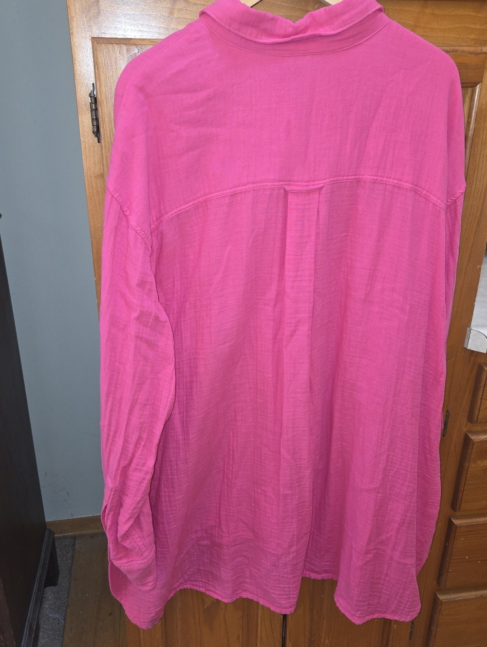 Lane Bryant 26/28 Cotton Button-up Shirt - Like New - Picture 3 of 7